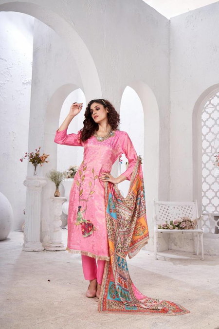 Tanyaa P 396 Maslin Printed Kurti Bottom With Dupatta Wholesale Suppliers In Mumbai